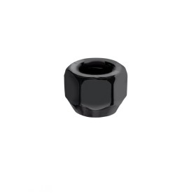 N19DCN17OST08 OPEN NUT HEX19 H=17 CONE 60° BLACK G
