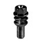 BOLT HEx19 W/SWIVEL WASH. R.14x1,5 BLACK