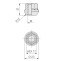 OPEN NUT HEX17 H=18 BALL SEAT R12 GALV.