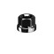 OPEN NUT HEX19 H=17 M12x1.25 FLAT/S. BLACK GALV.